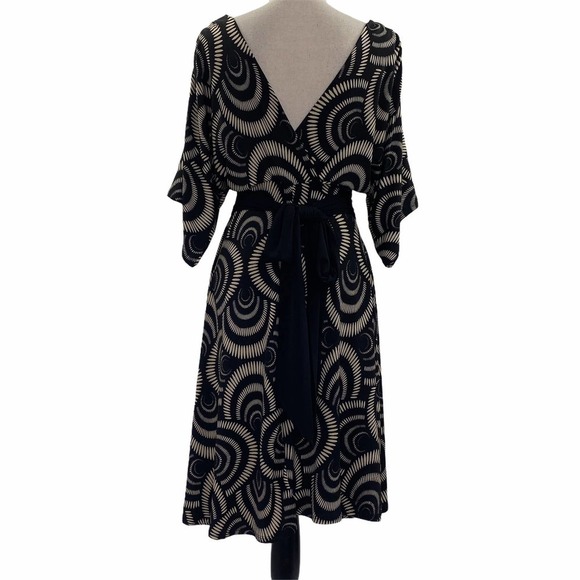 ROULETTE Geometric Boxy Midi Sheath Dress - Picture 3 of 10